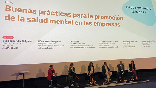 Congreso prevencionar salud mental Affor Health 2023