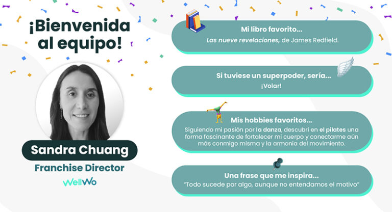 Sandra Chuang – Franchise Director en Wellwo nombramiento